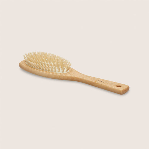 Brosse pour chien en bois - Pour poils longs et fins