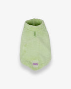 Gilet pour chien en polaire sherpa vert lime