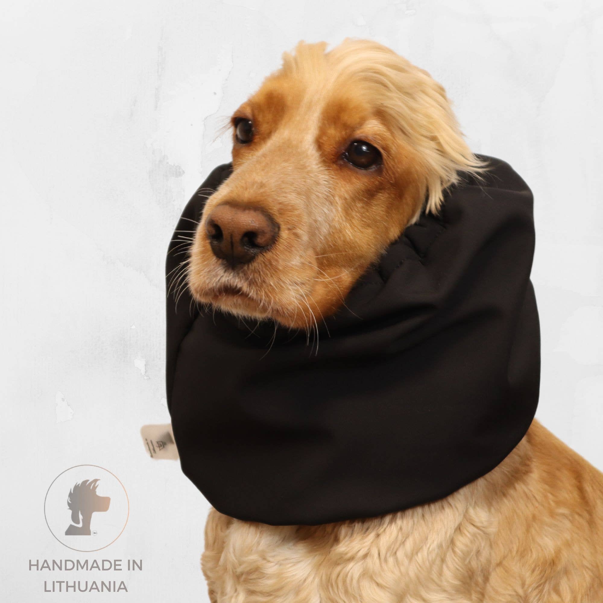 Snood Imperméable pour Chien | Snood d'Hiver | Noir