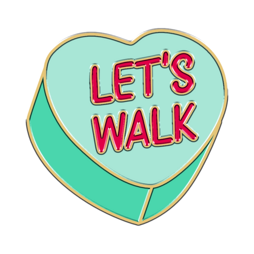 Breloque -  Let's Walk