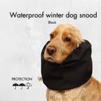 Snood Imperméable pour Chien | Snood d'Hiver | Noir