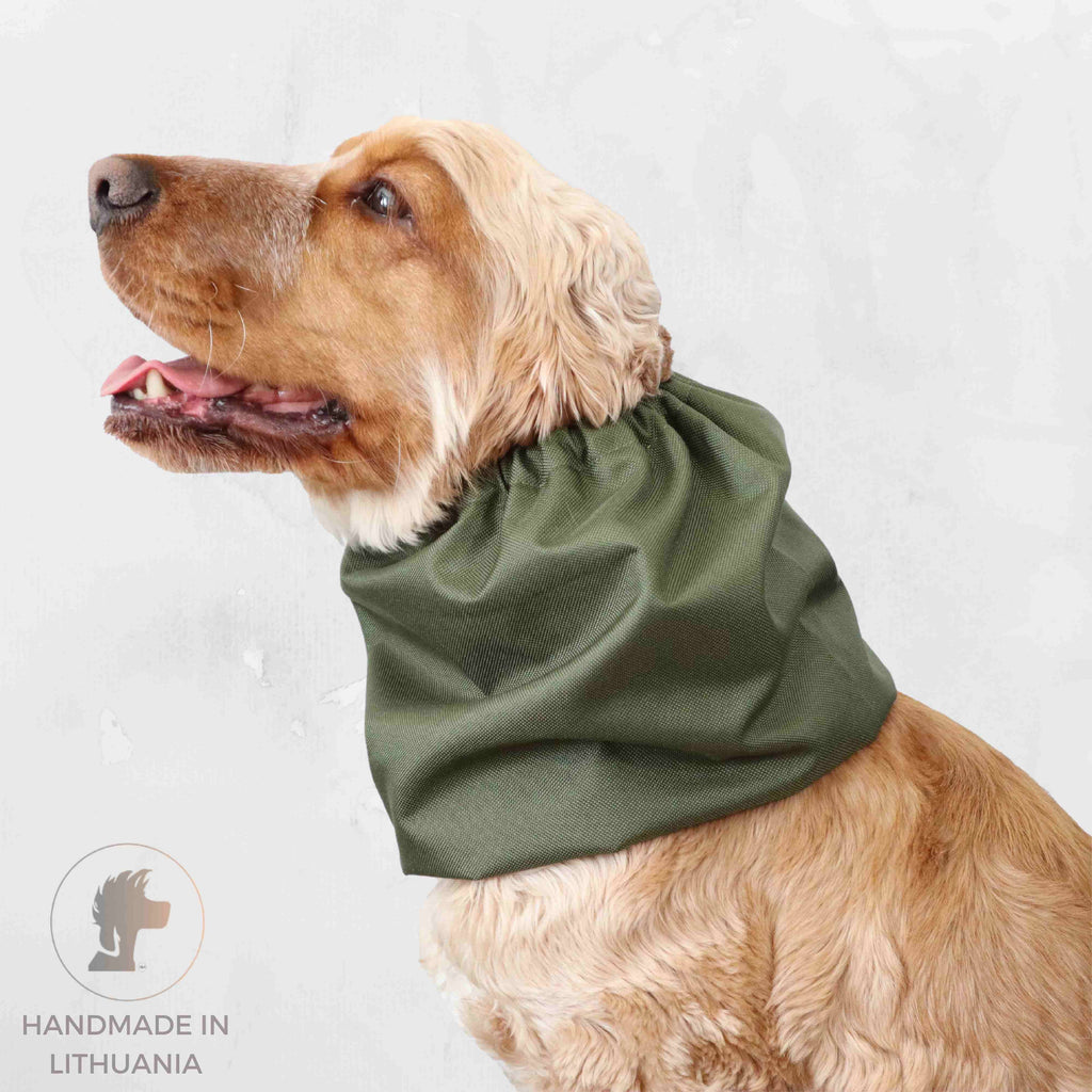 Snood Imperméable pour Chien | Vert Olive
