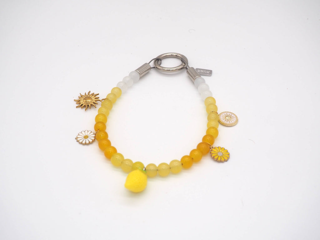 Collier en perles pour chien et chat Limoncello