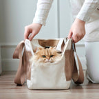 Sac de transport léger beige