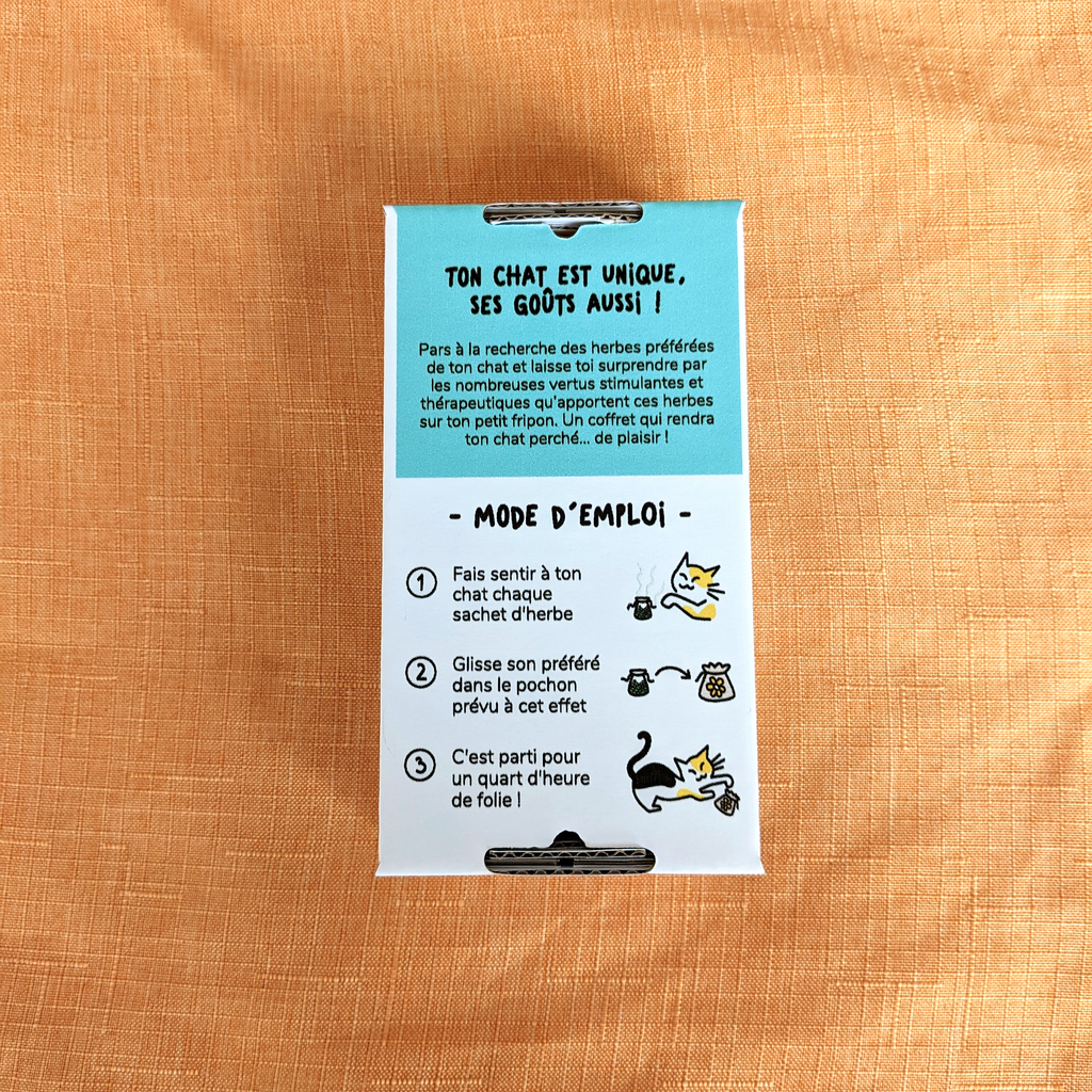 Coffret découverte herbes à chats