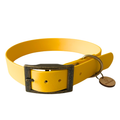 Collier biothane jaune - CITRON