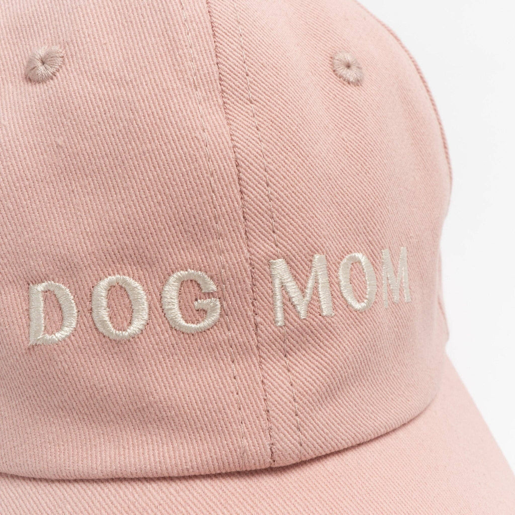 Casquette rose poudré Dog Mom