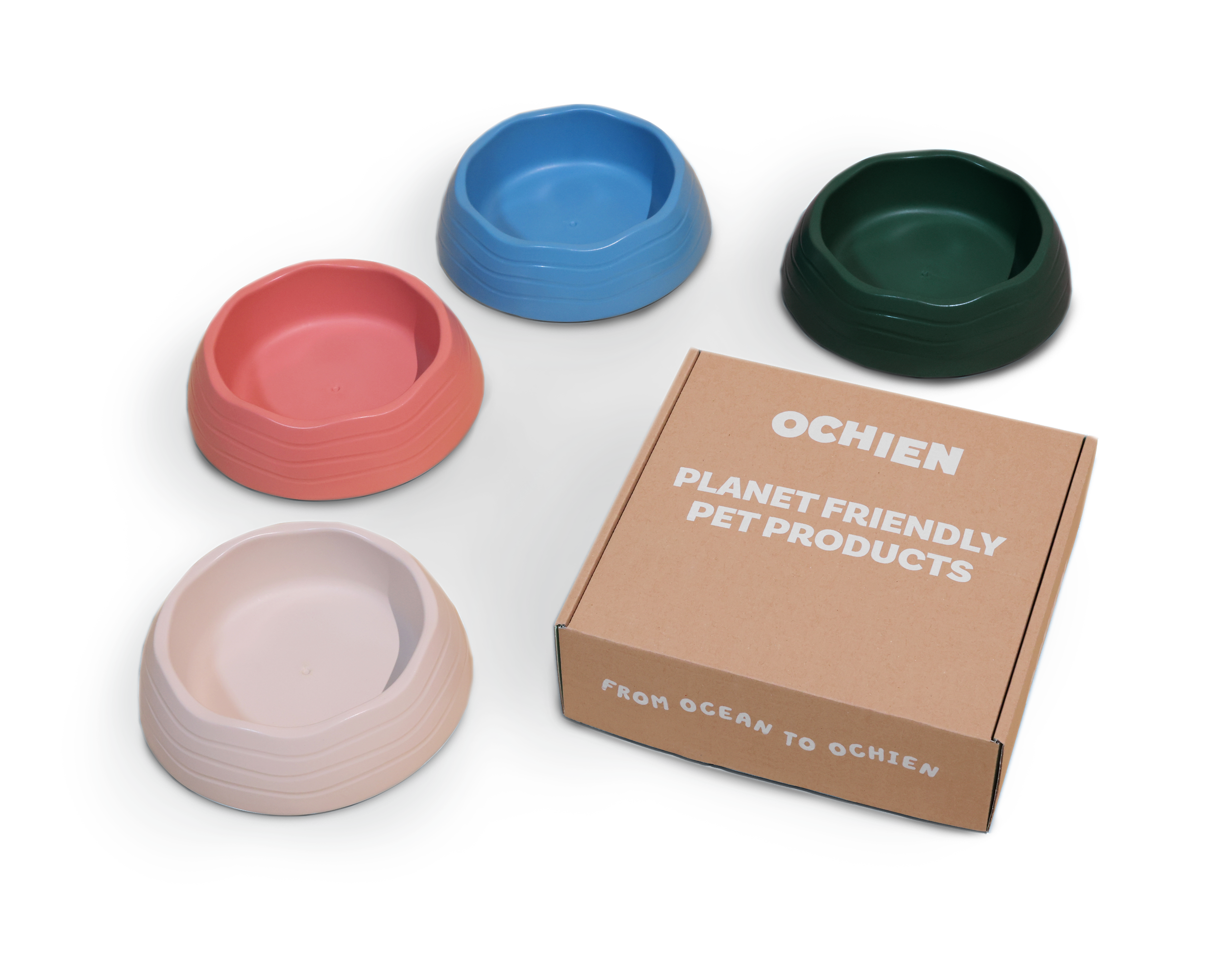 Gamelle pour chien en plastique océanique recyclé