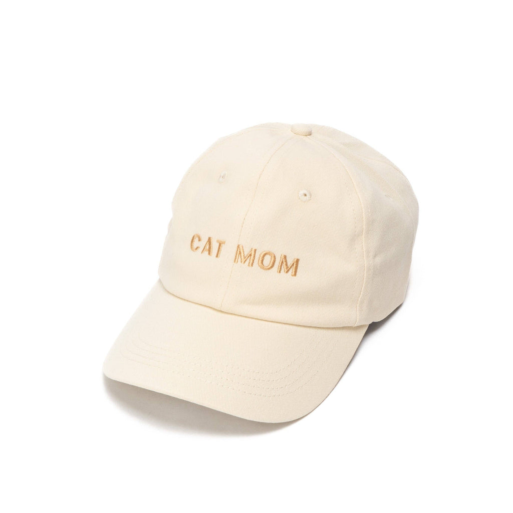 Casquette ivoire Cat Mom