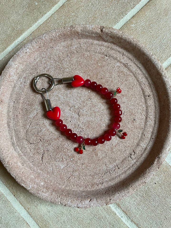 Collier en perles pour chien et chat Cherry Chéri