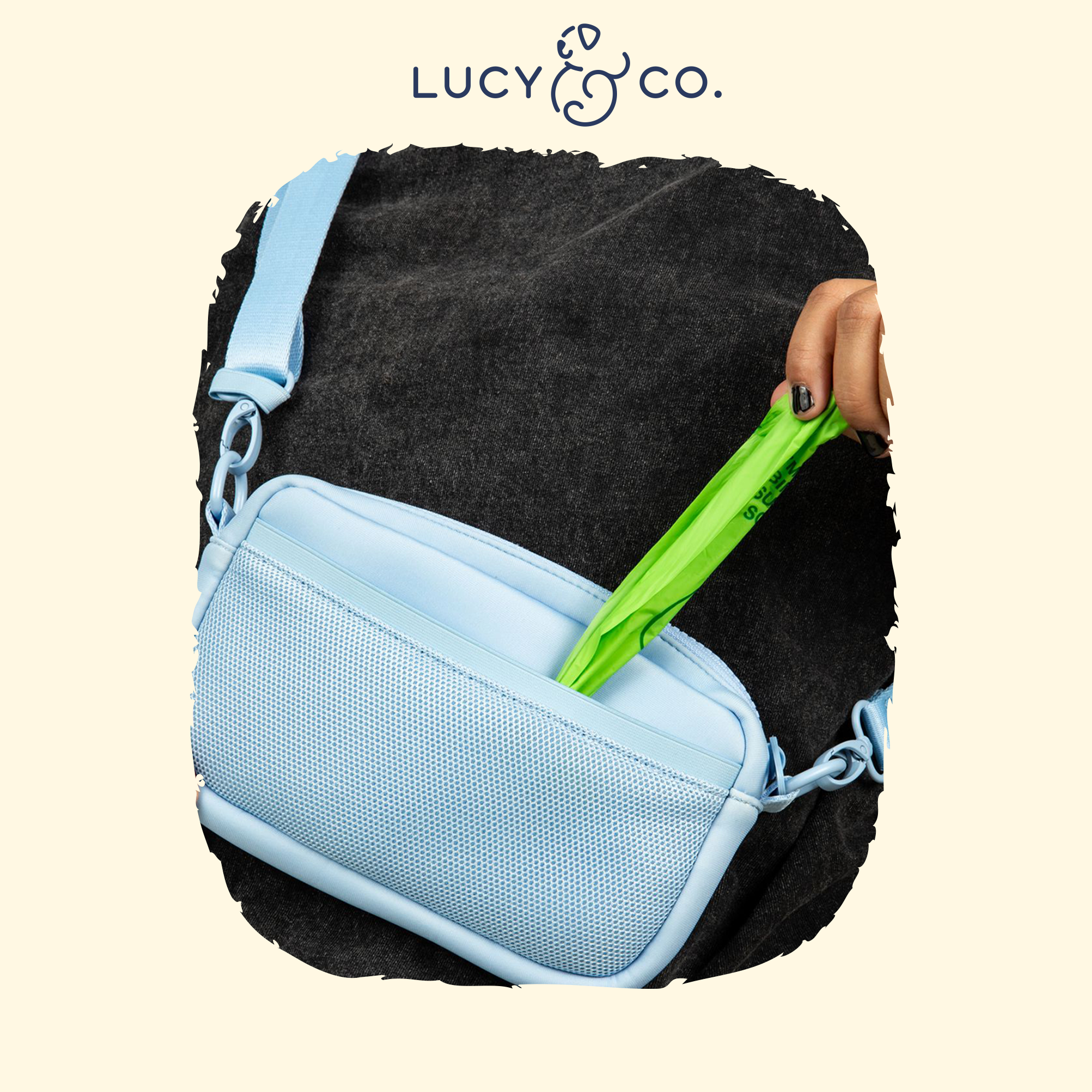 Sac bandoulière bleu
