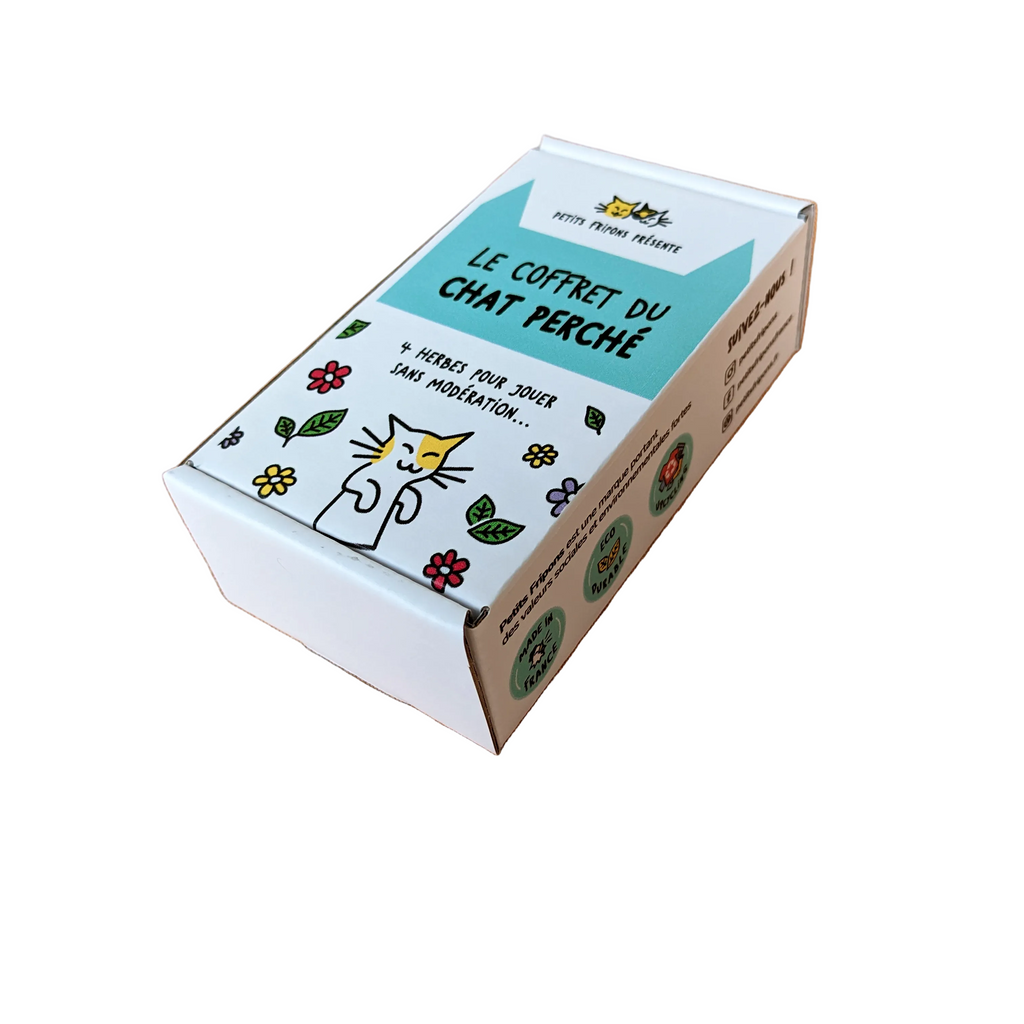 Coffret découverte herbes à chats