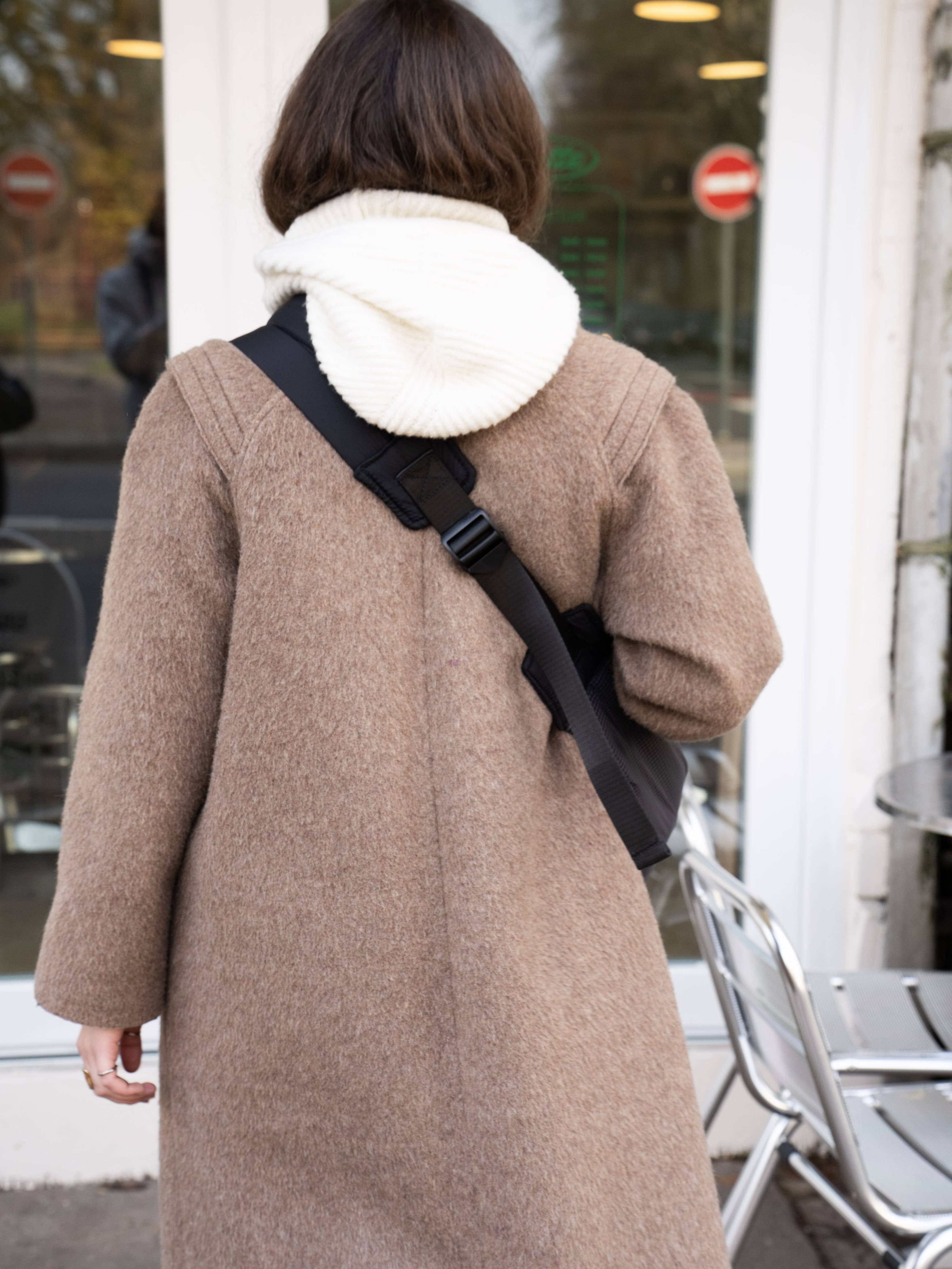 Sac de transport en bandoulière noir