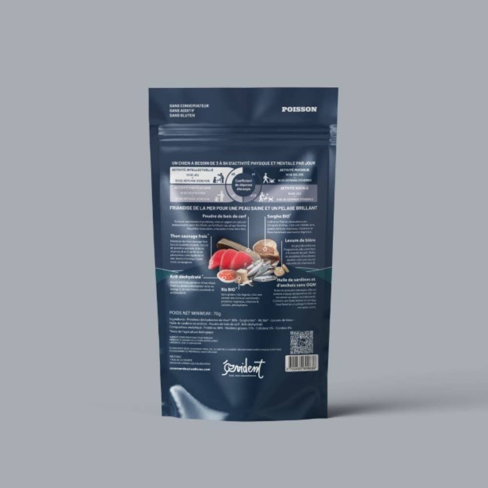 Friandises feuilletées de poisson