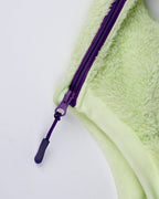 Gilet pour chien en polaire sherpa vert lime