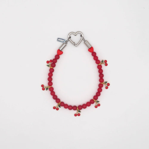 Collier en perles pour chien et chat Cherry Chéri