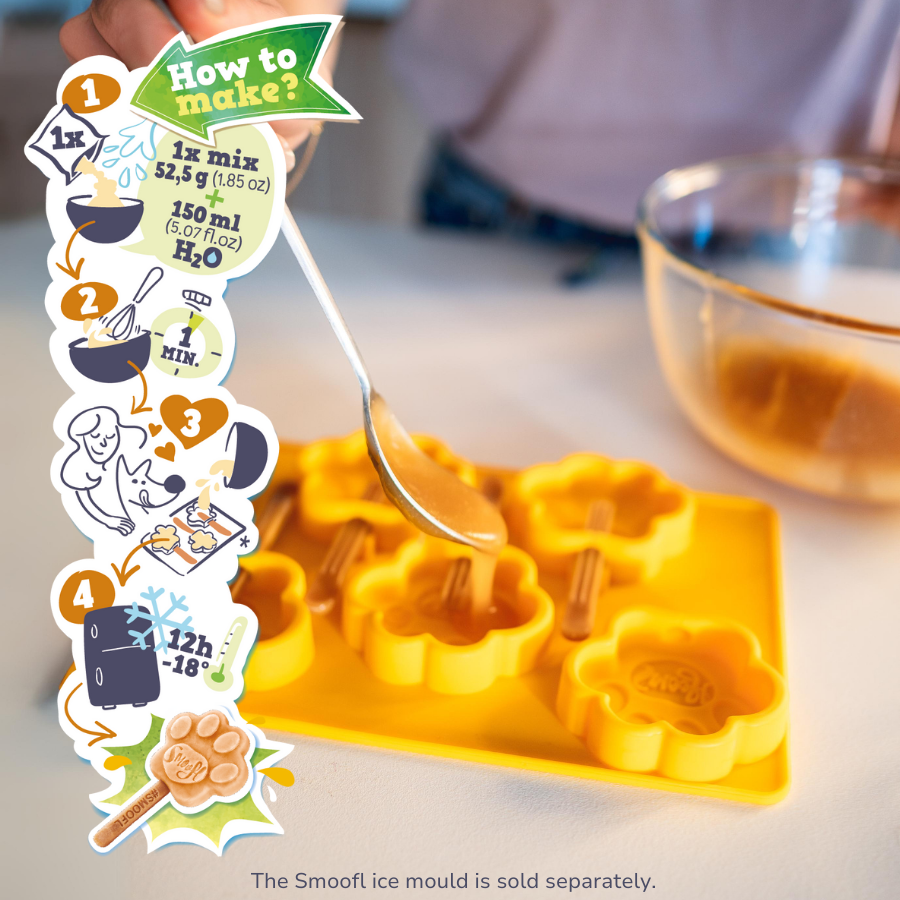 Glace pour chien - Beurre de cacahuète