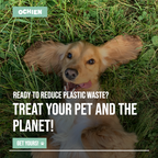 Gamelle pour chien en plastique océanique recyclé