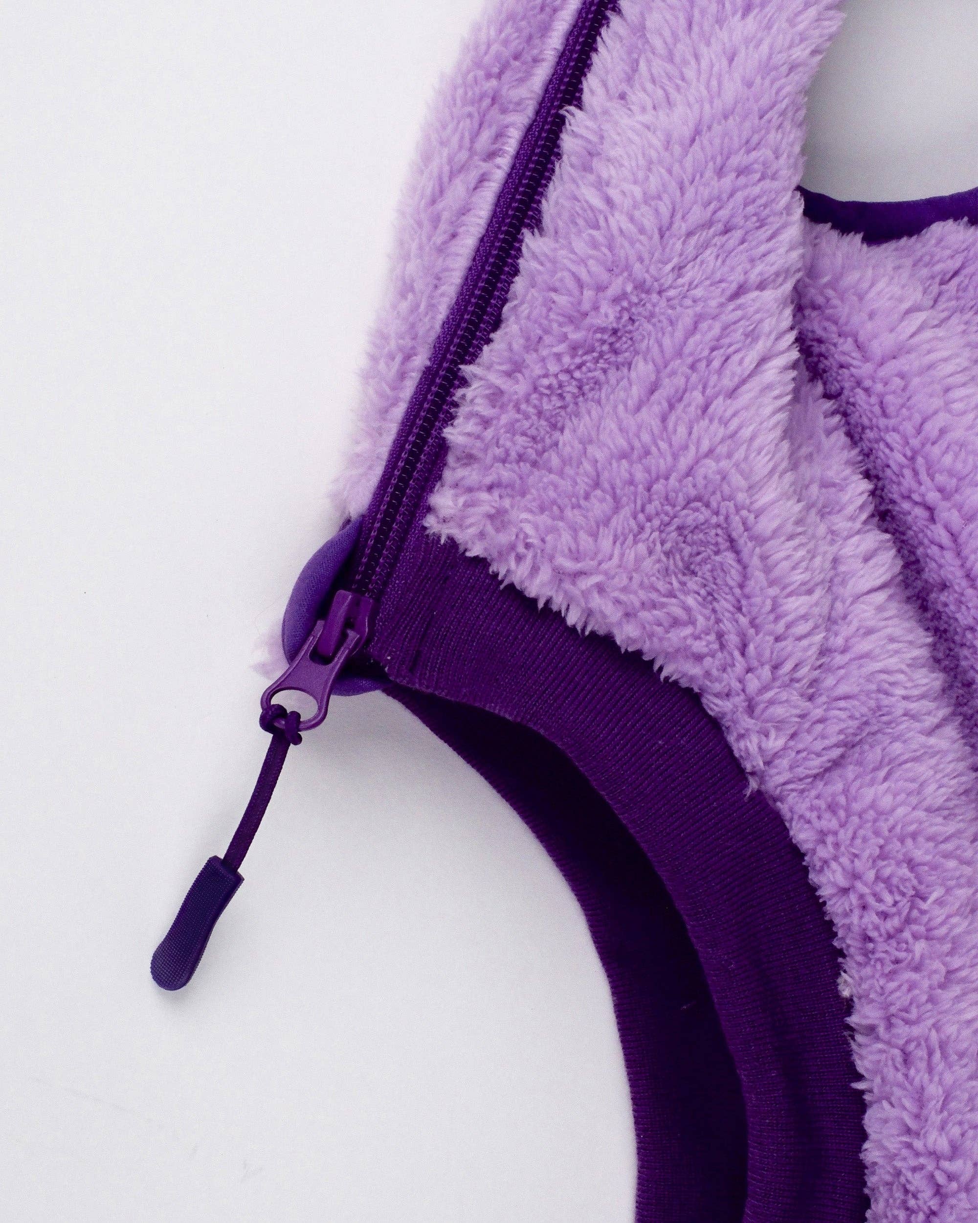 Veste  en polaire - Sherpa lilas
