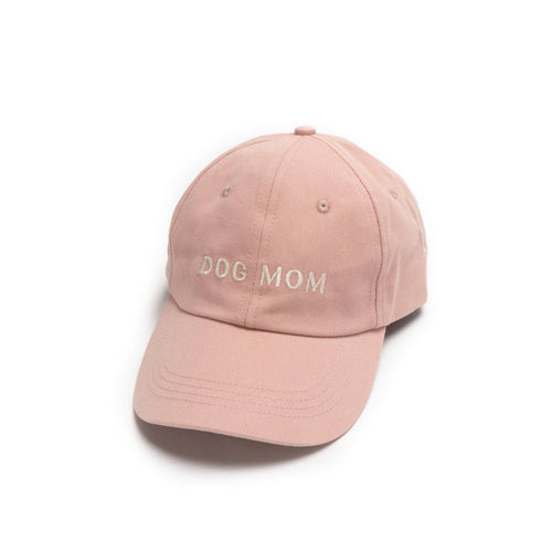 Casquette rose poudré Dog Mom