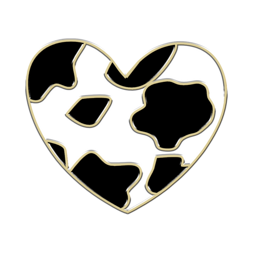 Breloque - Coeur de vache