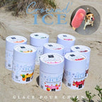 Glace pour chien pomme-fraise