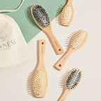 Brosse pour chien en bois - Pour poils longs et fins