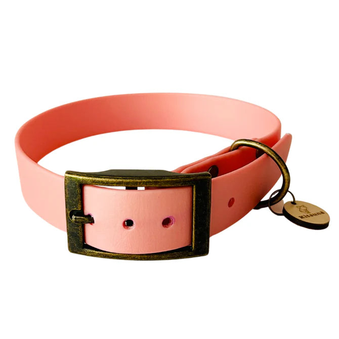 Collier biothane rose - BONBON