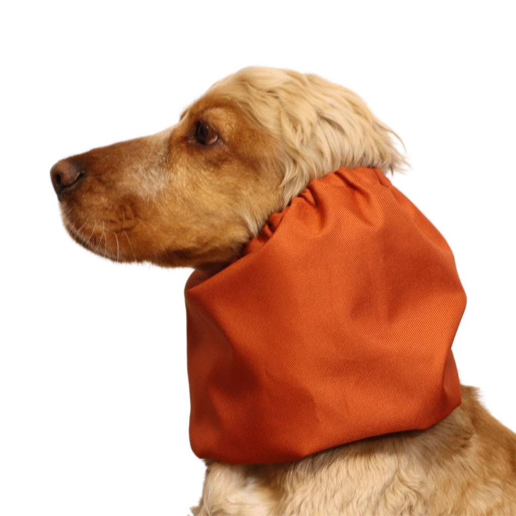 Tour de cou imperméable pour chien | Orange brûlé