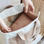 Sac de transport léger beige