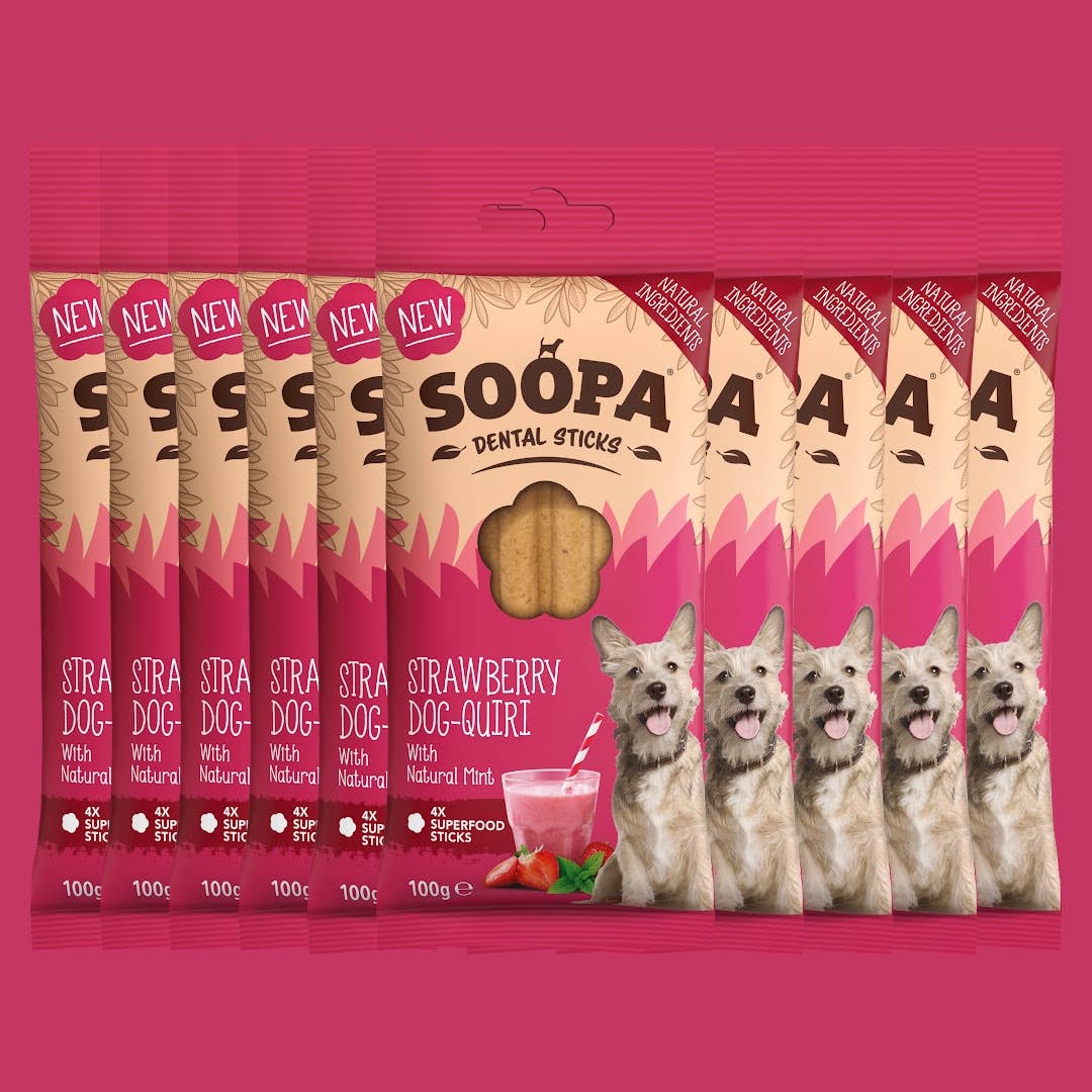 Bâtonnets dentaires - Strawberry Dog-Quiri