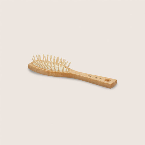 Brosse pour chien en bois - Pour poils longs et fins