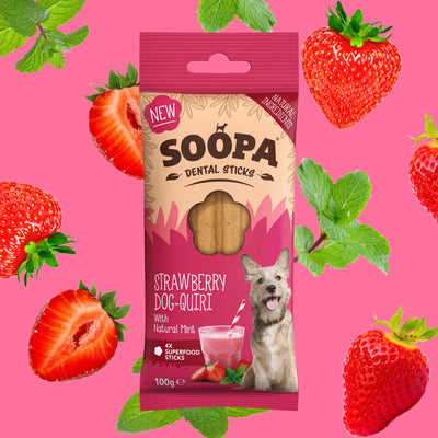 Dental Sticks - Strawberry Dog-Quiri