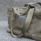 Sac de transport léger beige