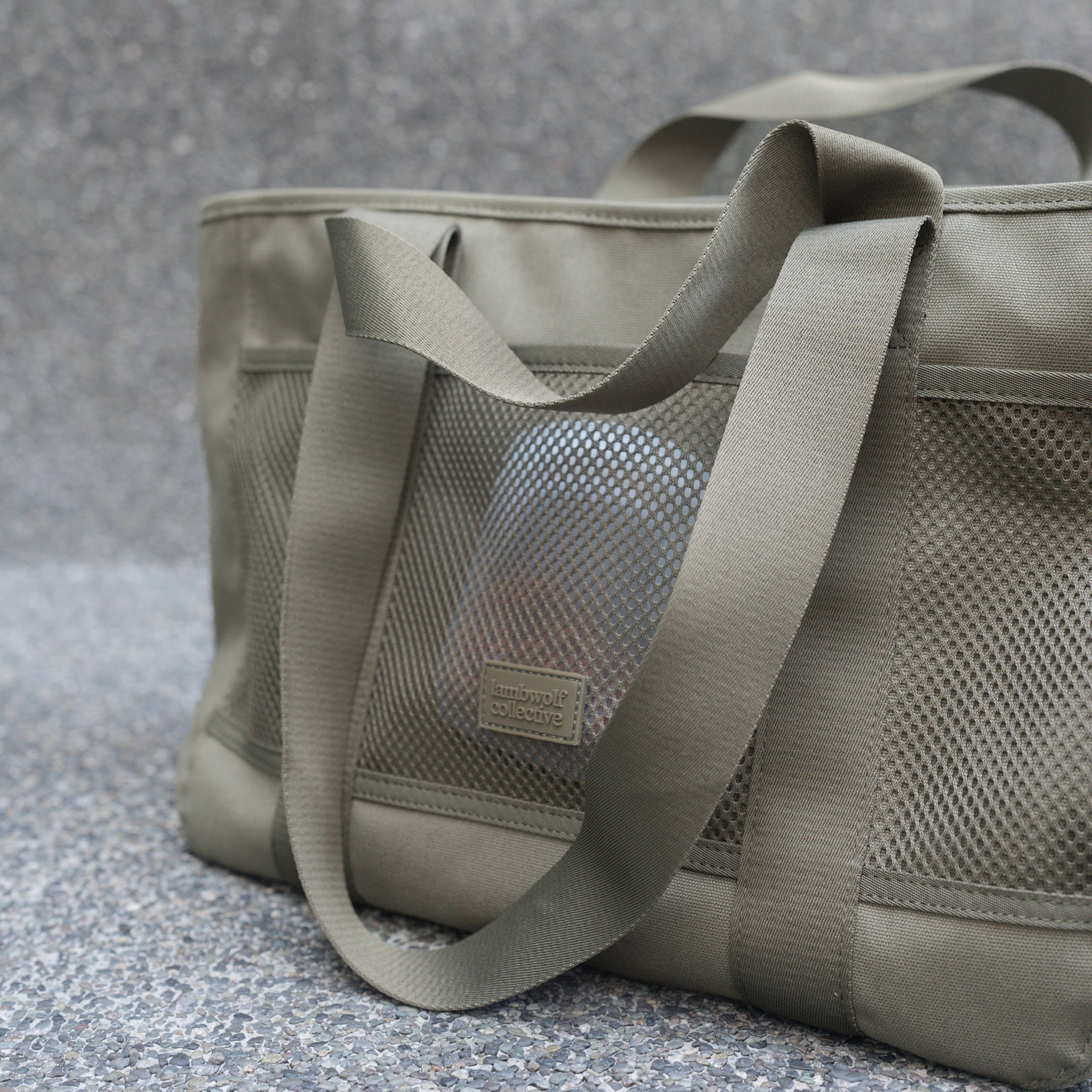 Sac de transport léger beige
